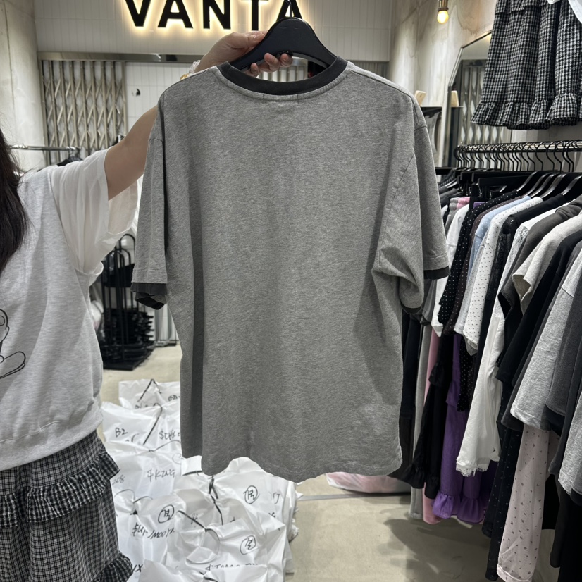 VANTA韓國東大門代購女士新款人氣26春夏推薦時尚休閑T恤VANTAT恤