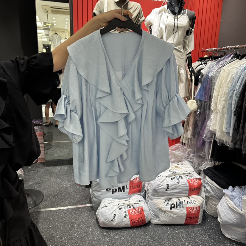 RARE CLOSET韓國東大門代購女士新款職業推薦襯衫蕾絲衫RARE CLOSET襯衫/蕾絲衫圖色3