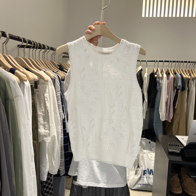 PLATE韓國代購女裝新品職業休閑推薦時尚人氣熱賣吊帶背心PLATE吊帶/背心圖色1