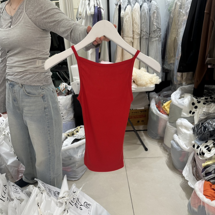 EGG IS韓國東大門直郵女士新款時尚推薦職業人氣吊帶背心EGG IS吊帶/背心