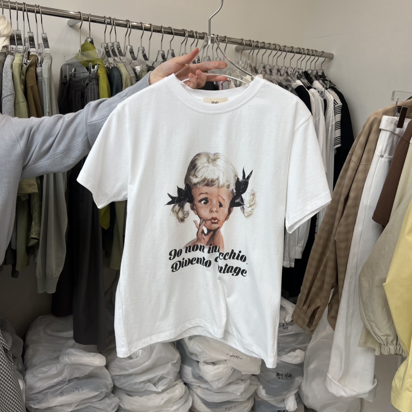 LEESEED-A韓國東大門直郵女士新款26春夏人氣推薦休閑T恤SEeD/LEESEEDT恤圖色3