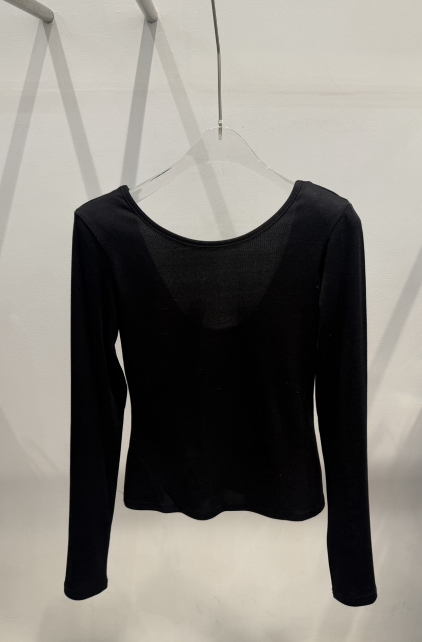 MAGNOLIA36-L韓國東大門直郵女裝新款休閑推薦熱賣長袖T恤MAGNOLIA36-L長袖T恤圖色5黑色