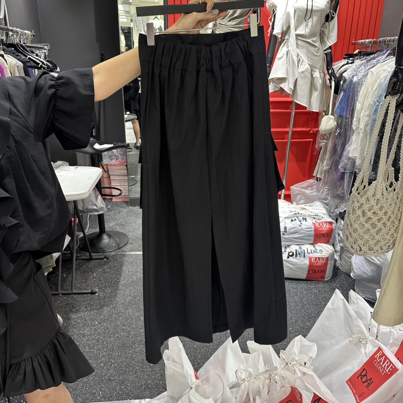 RARE CLOSET韓國直郵實拍女裝新款26春夏推薦長裙不含腰帶RARE CLOSET長裙