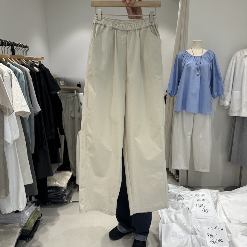 IRVINE韓國直郵女裝新款職業人氣推薦休閑熱賣時尚休閑褲IRVINE休閑褲圖色1