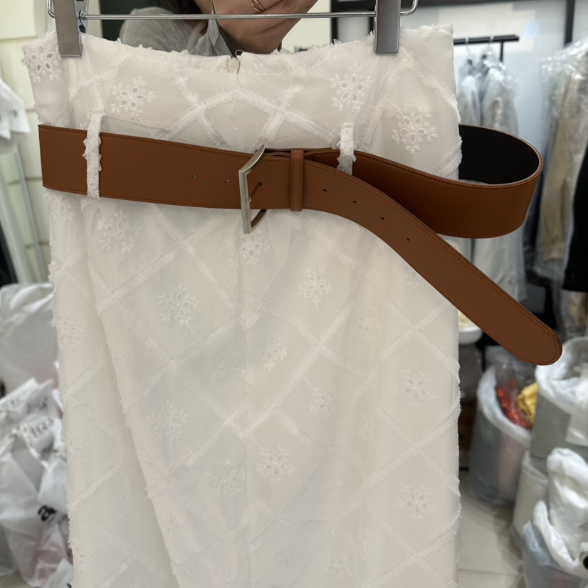 EGG IS韓國直郵女士新品職業時尚26春夏推薦熱賣長裙含腰帶EGG IS長裙