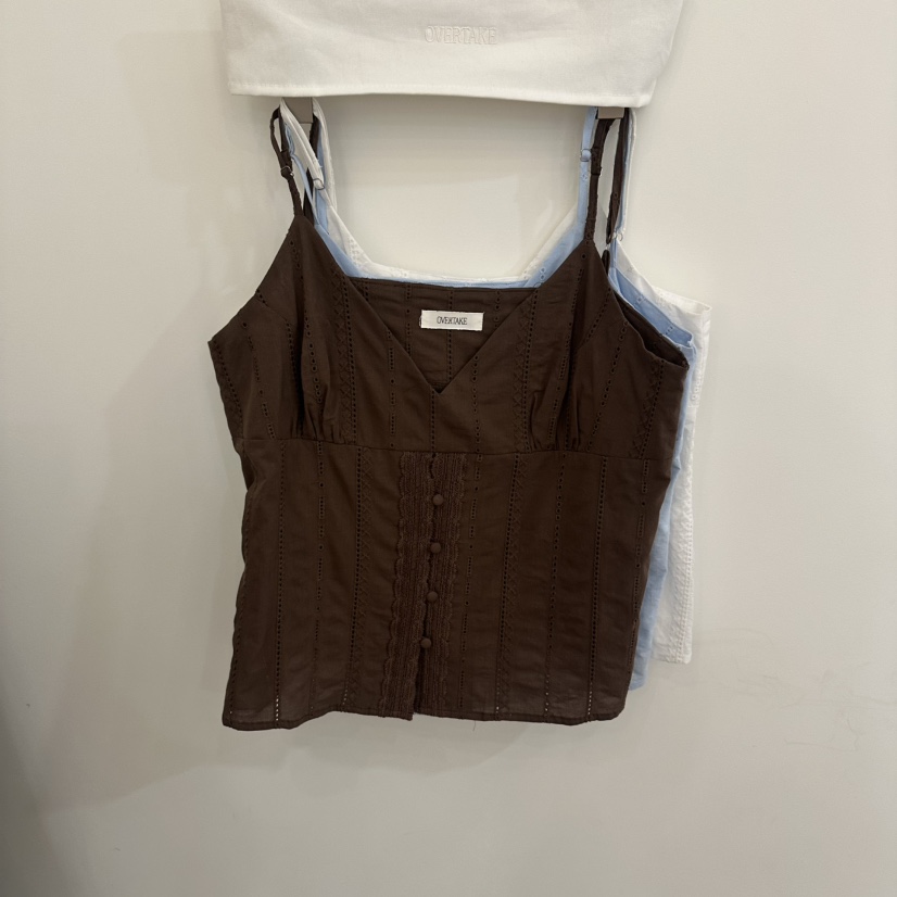 OVERTAKE韓國東大門代購女裝新品人氣時尚26春夏吊帶背心OVERTAKE吊帶/背心圖色3