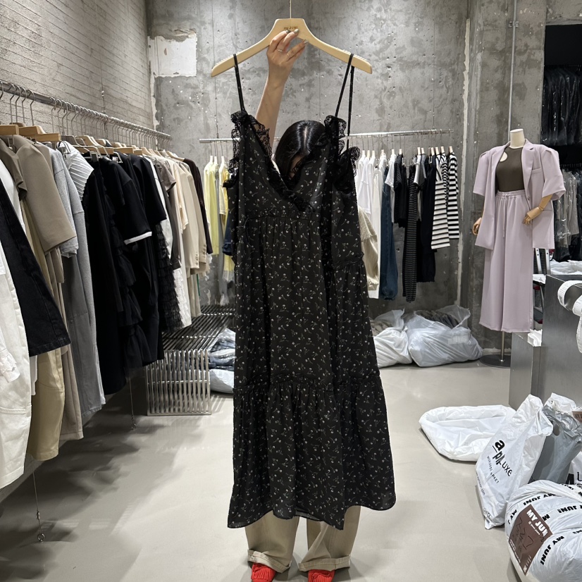 JUNI韓國直郵女裝新款休閑人氣26春夏推薦職業時尚連衣裙my juni連衣裙圖色2