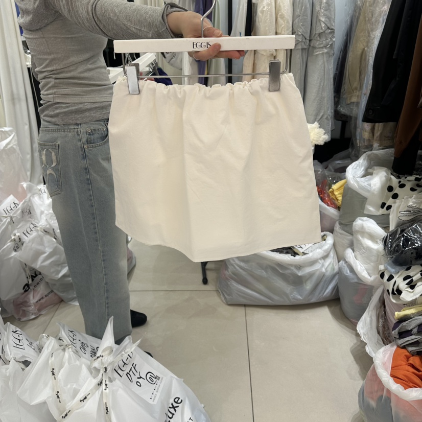 EGG IS韓國代購女士新款推薦人氣26春夏熱賣時尚休閑裙褲EGG IS裙褲圖色1