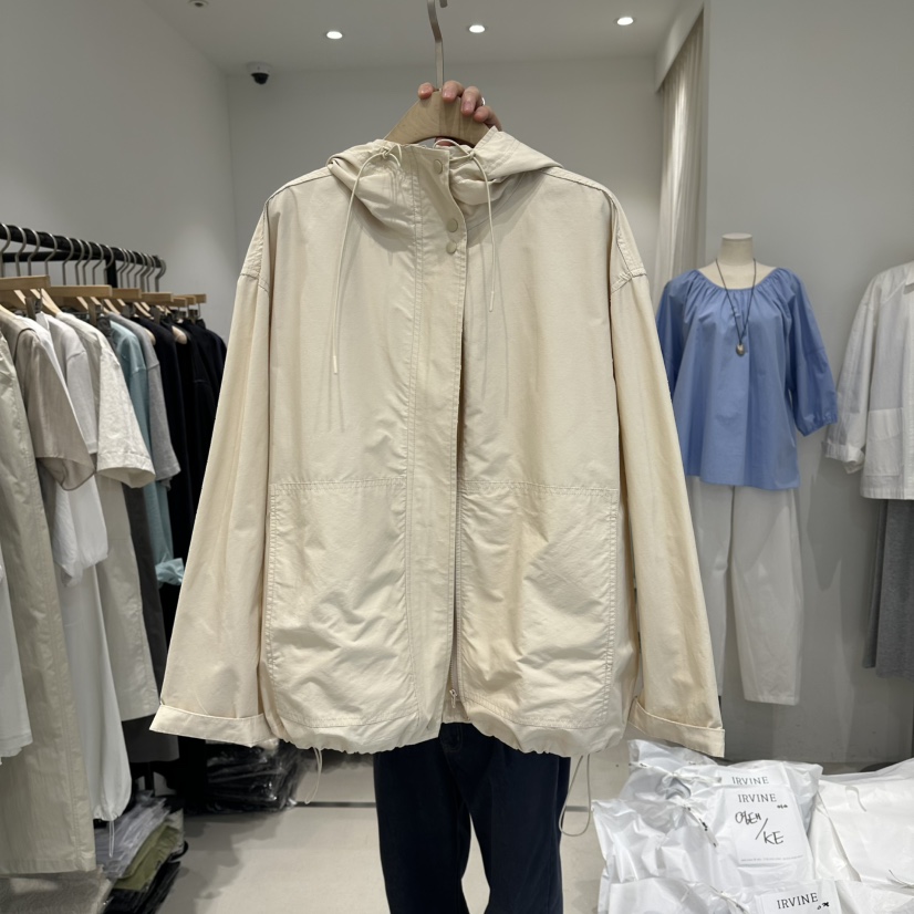 IRVINE韓國直郵實拍女士新品職業人氣熱賣推薦夾克連帽衫IRVINE夾克圖色2