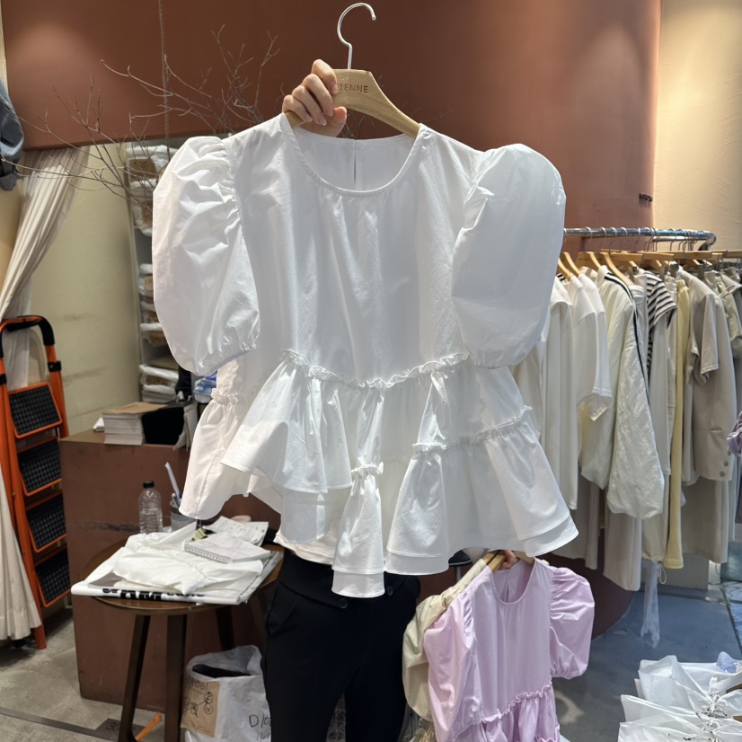 MIENNE韓國直郵女士新品推薦人氣熱賣時尚職業襯衫蕾絲衫MIENNE襯衫/蕾絲衫圖色1