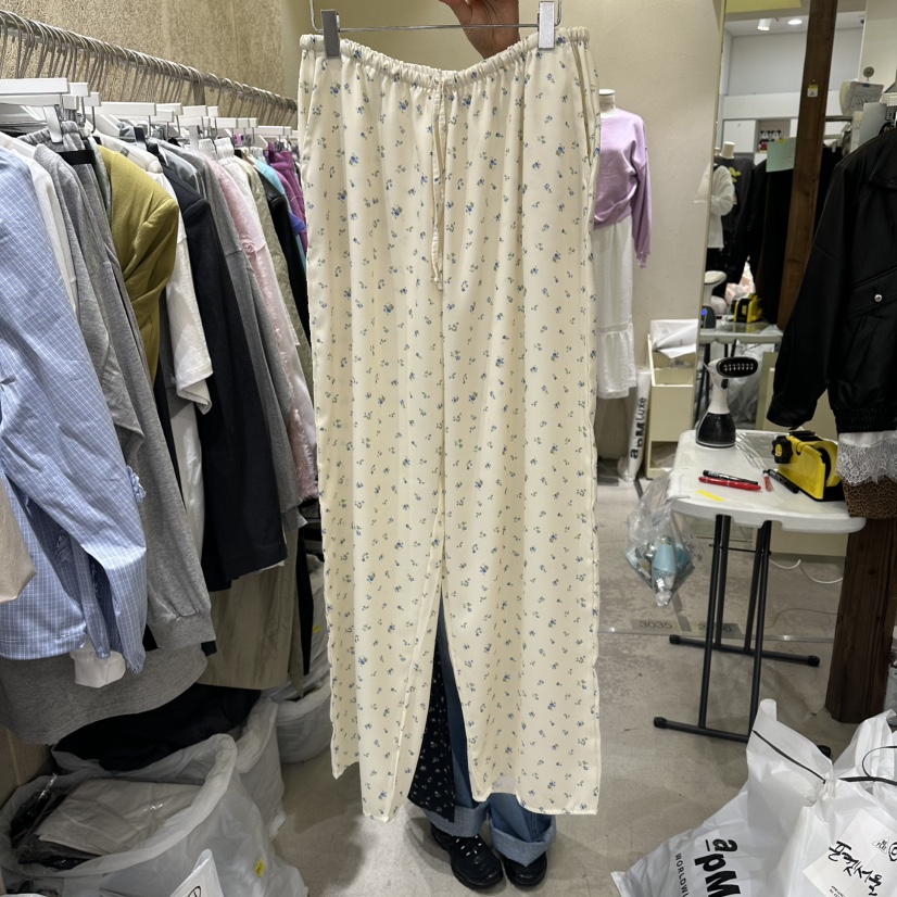 REFLAT韓國直郵女裝新款時尚熱賣休閑職業26春夏休閑褲條紋REFLAT休閑褲圖色1