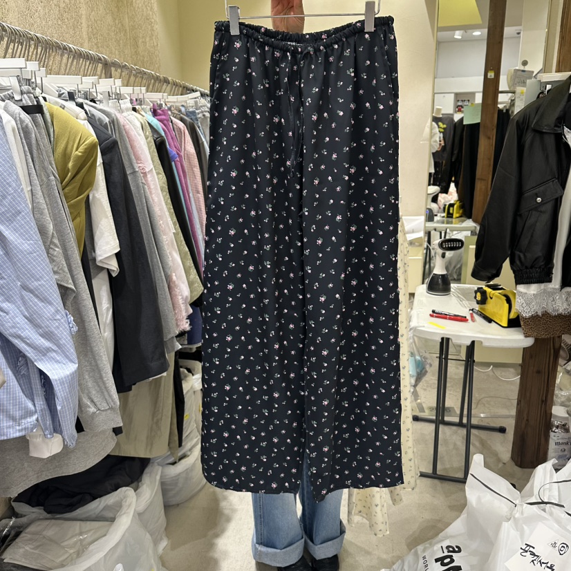 REFLAT韓國直郵女裝新款時尚熱賣休閑職業26春夏休閑褲條紋REFLAT休閑褲圖色2