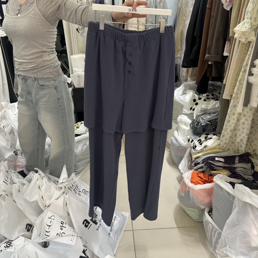 EGG IS韓國代購女士新品職業推薦熱賣26春夏休閑人氣裙褲EGG IS裙褲圖色3