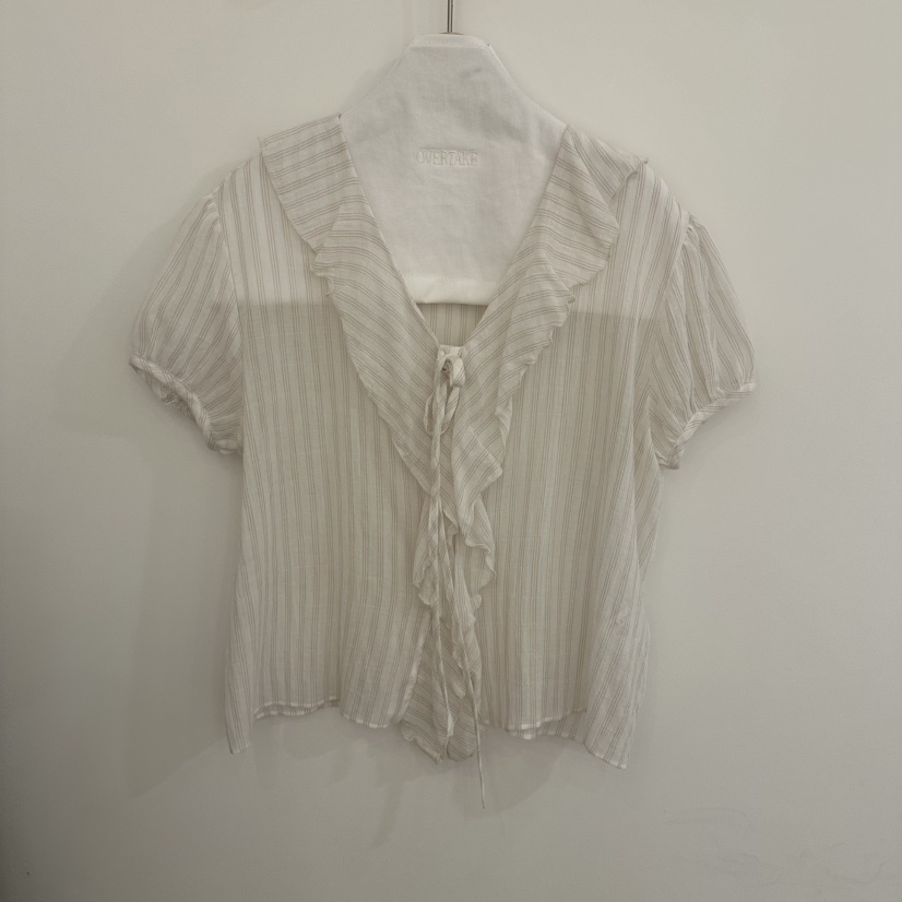 OVERTAKE韓國東大門代購女裝新款人氣職業熱賣襯衫蕾絲衫OVERTAKE襯衫/蕾絲衫圖色1