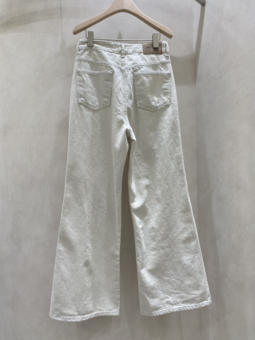 WHO IS SHE韓國代購女士新品推薦時尚職業26春夏休閑褲棉WHO IS SHE休閑褲