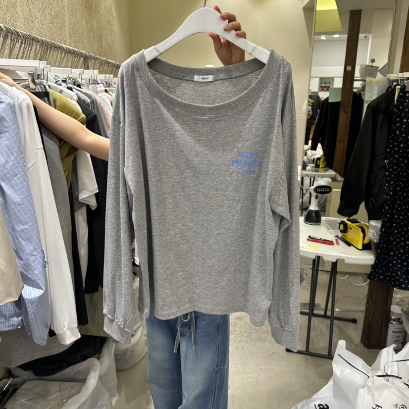 REFLAT韓國直郵女裝新品職業26春夏休閑時尚人氣熱賣長袖T恤REFLAT長袖T恤圖色2