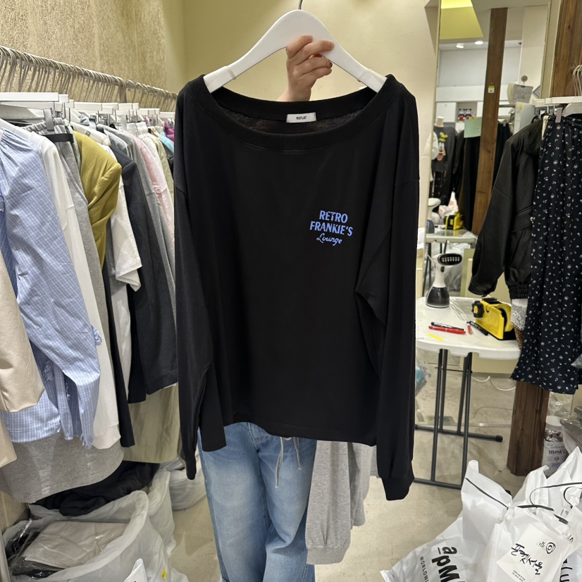 REFLAT韓國直郵女裝新品職業26春夏休閑時尚人氣熱賣長袖T恤REFLAT長袖T恤圖色3