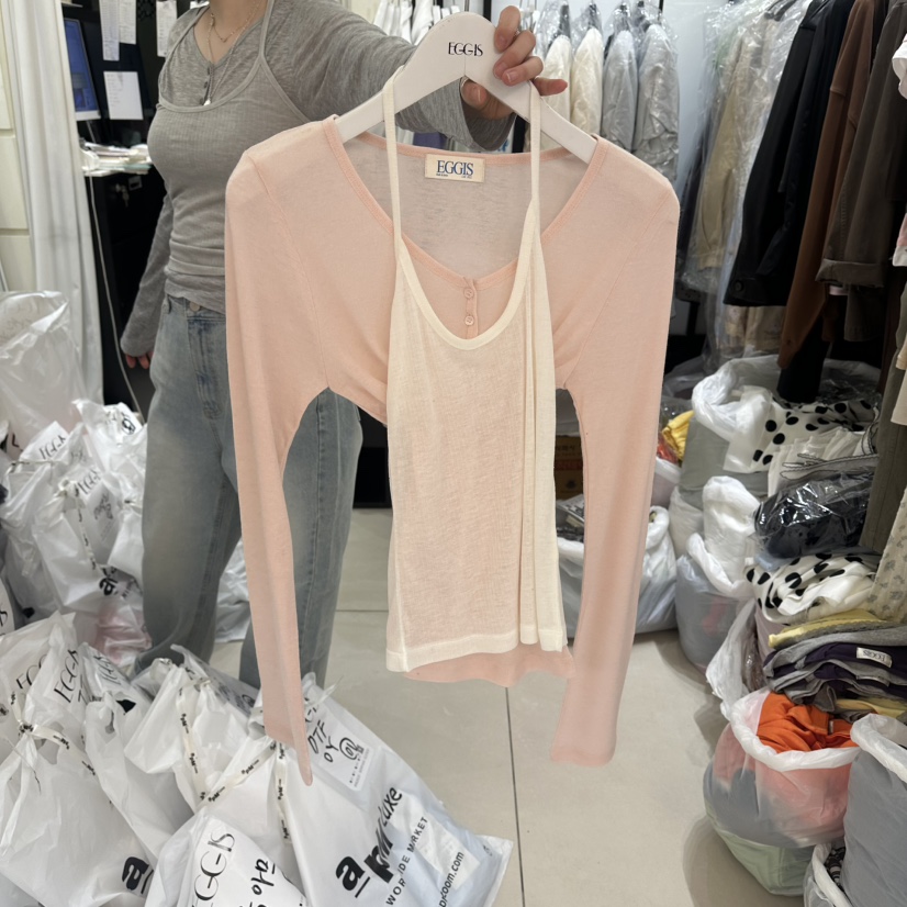 EGG IS韓國直郵女裝新款時尚26春夏休閑職業人氣套裝套裝EGG IS套裝圖色1