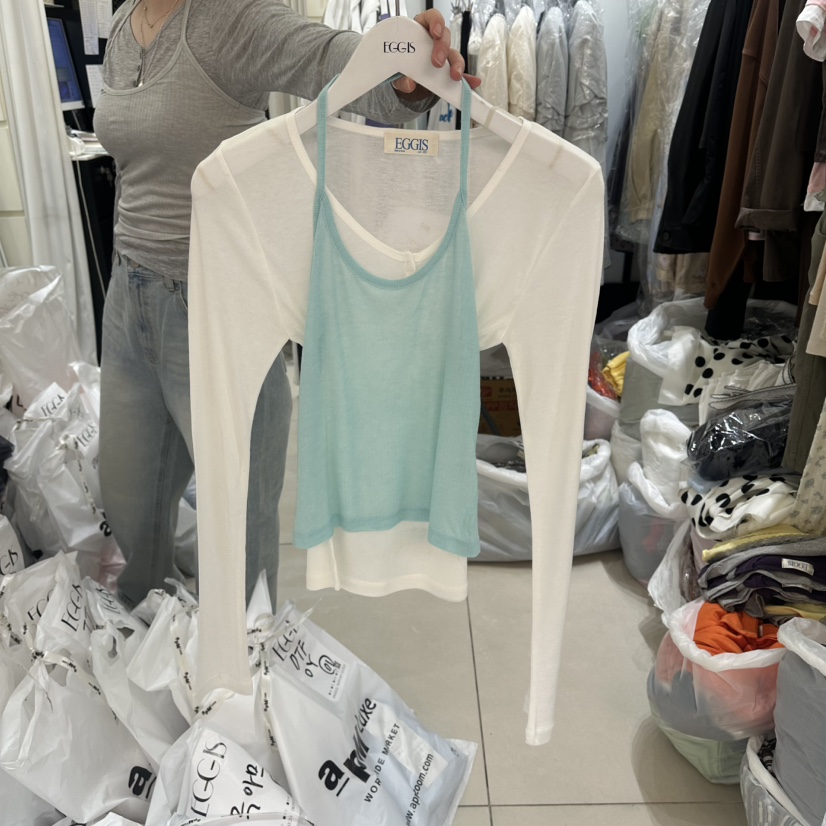 EGG IS韓國直郵女裝新款時尚26春夏休閑職業人氣套裝套裝EGG IS套裝圖色2