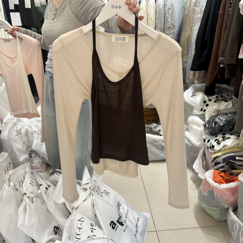 EGG IS韓國直郵女裝新款時尚26春夏休閑職業人氣套裝套裝EGG IS套裝圖色3