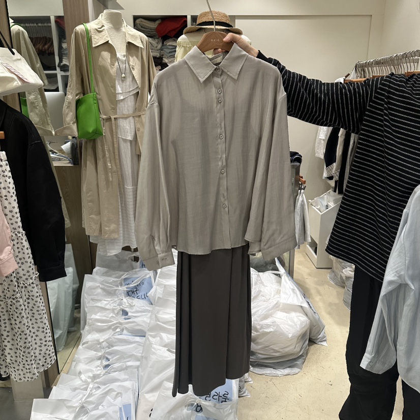 MELO韓國直郵實拍女士新款職業熱賣時尚套裝不含項鏈套裝MELO套裝圖色3