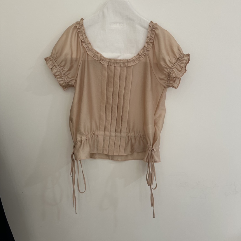 OVERTAKE韓國東大門直郵女士新品時尚職業休閑襯衫蕾絲衫OVERTAKE襯衫/蕾絲衫圖色2