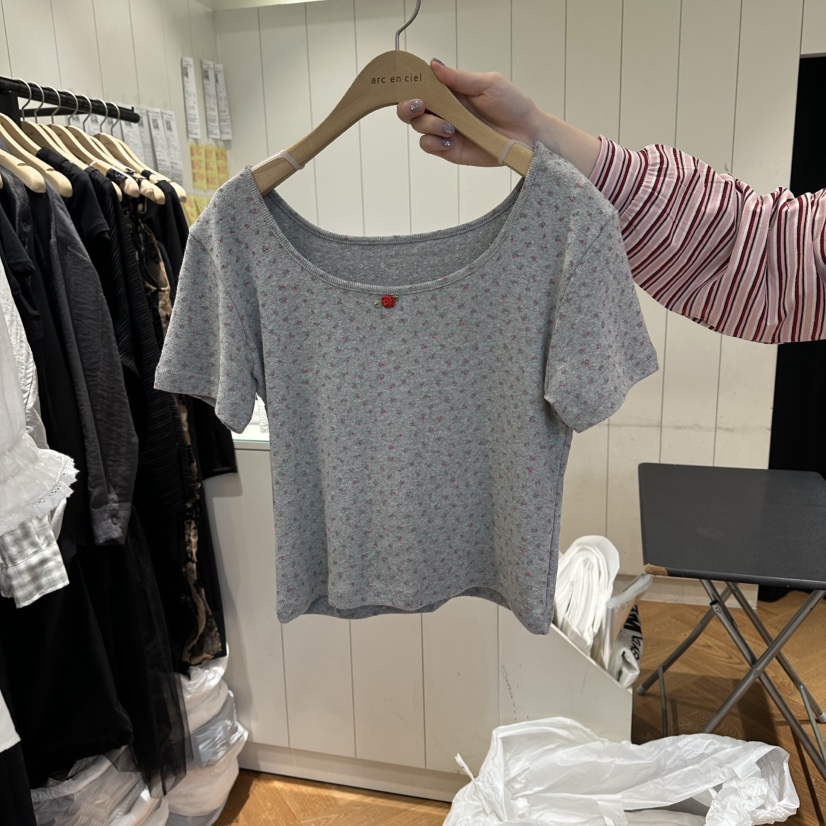 ARC韓國東大門直郵女士新款推薦職業26春夏時尚休閑熱賣T恤ARC EN CIELT恤圖色2