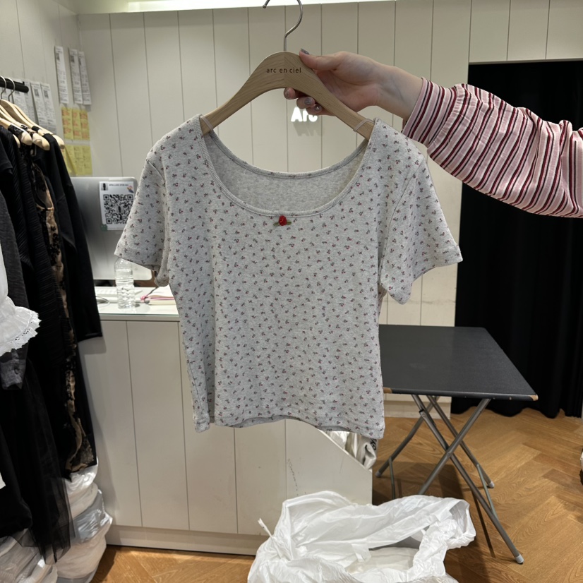 ARC韓國東大門直郵女士新款推薦職業26春夏時尚休閑熱賣T恤ARC EN CIELT恤圖色3