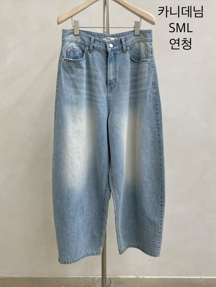 LAKE-A/KONI韓國東大門直郵女裝新品26春夏推薦職業牛仔褲Lake Side/KONI牛仔褲圖色1