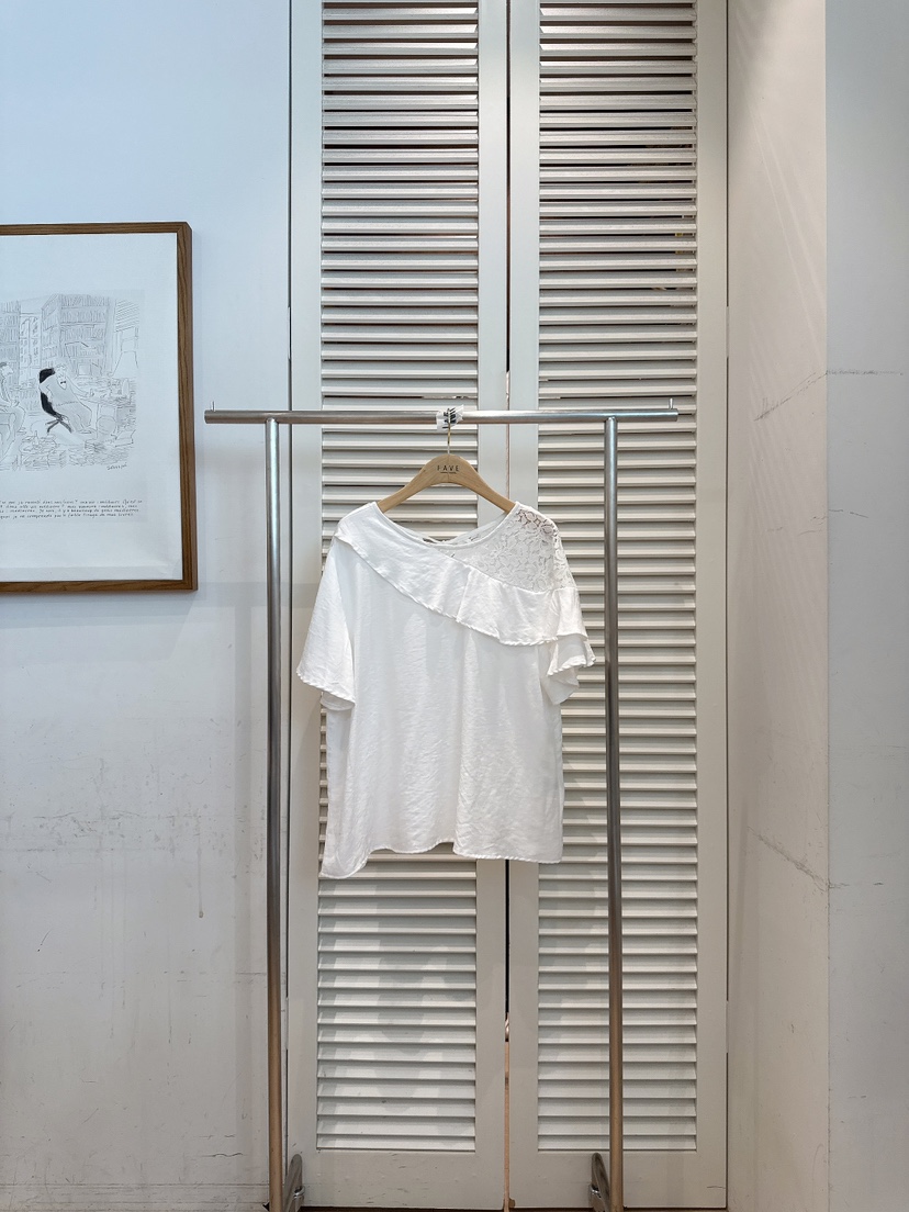 FAVE-L韓國東大門直郵女裝新款時尚職業休閑26春夏襯衫蕾絲衫FAVE-L襯衫/蕾絲衫圖色1