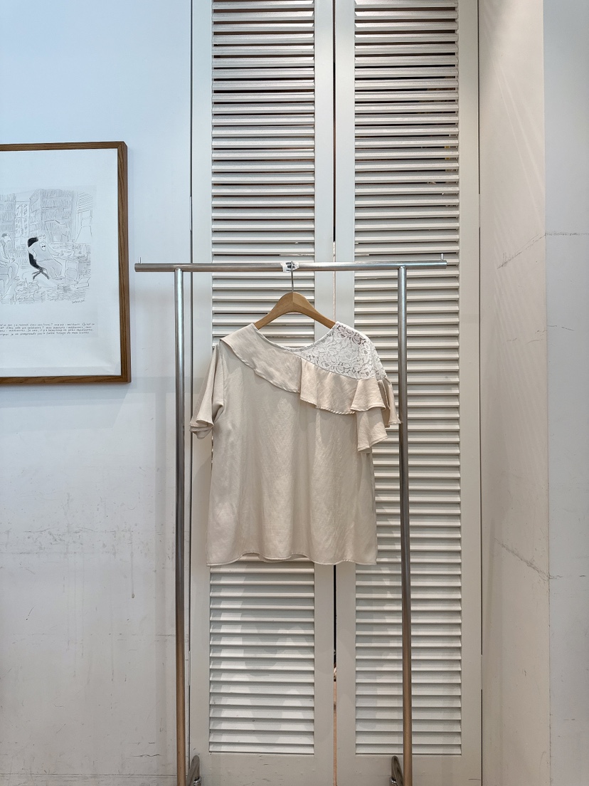 FAVE-L韓國東大門直郵女裝新款時尚職業休閑26春夏襯衫蕾絲衫FAVE-L襯衫/蕾絲衫圖色2