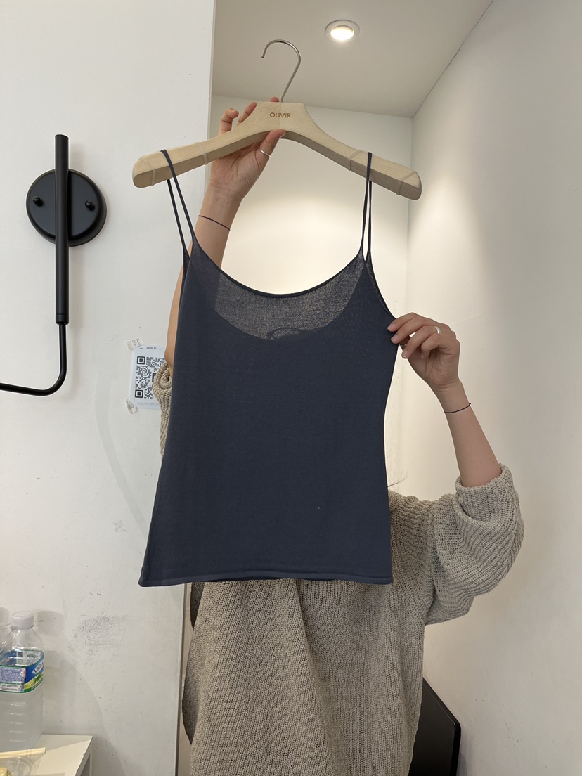 OUVIR韓國直郵女裝新款時尚休閑人氣職業26春夏推薦吊帶背心O.V.R/OUVIR吊帶/背心圖色2