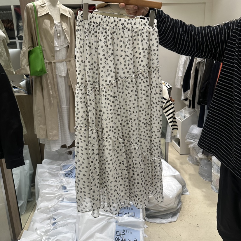 MELO韓國直郵實拍女裝新品職業人氣休閑熱賣時尚推薦長裙MELO長裙