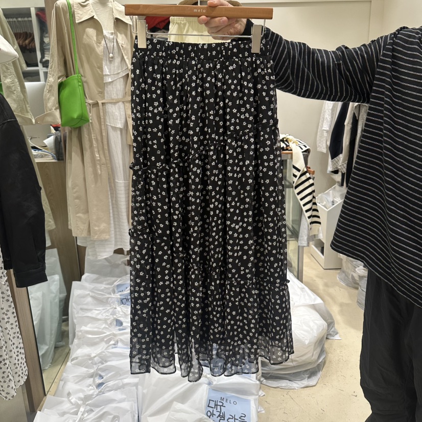 MELO韓國直郵實拍女裝新品職業人氣休閑熱賣時尚推薦長裙MELO長裙圖色2