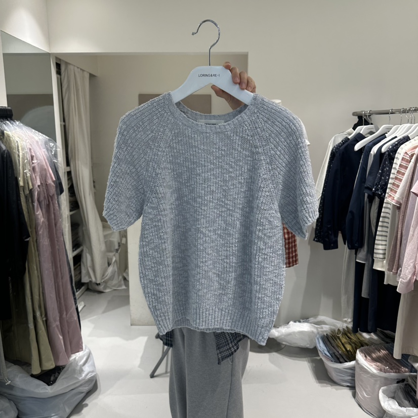 LORING RE I韓國東大門直郵女裝新款人氣時尚職業針織衫LORING RE-I/BARE針織衫圖色3