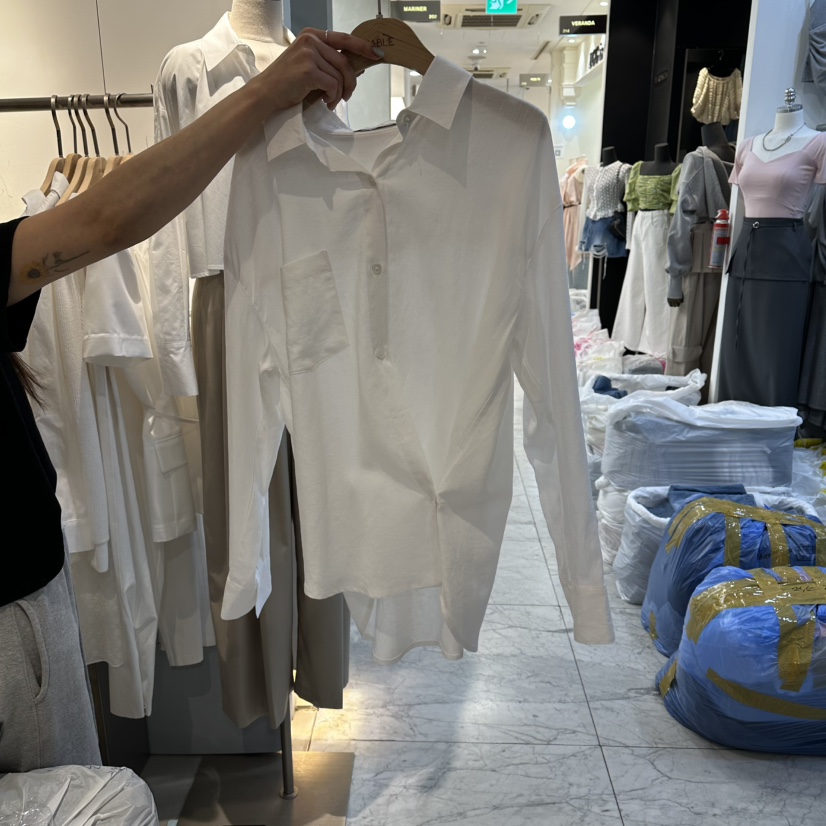 HABLE韓國東大門直郵女士新款職業26春夏休閑人氣襯衫蕾絲衫HABLE襯衫/蕾絲衫圖色1