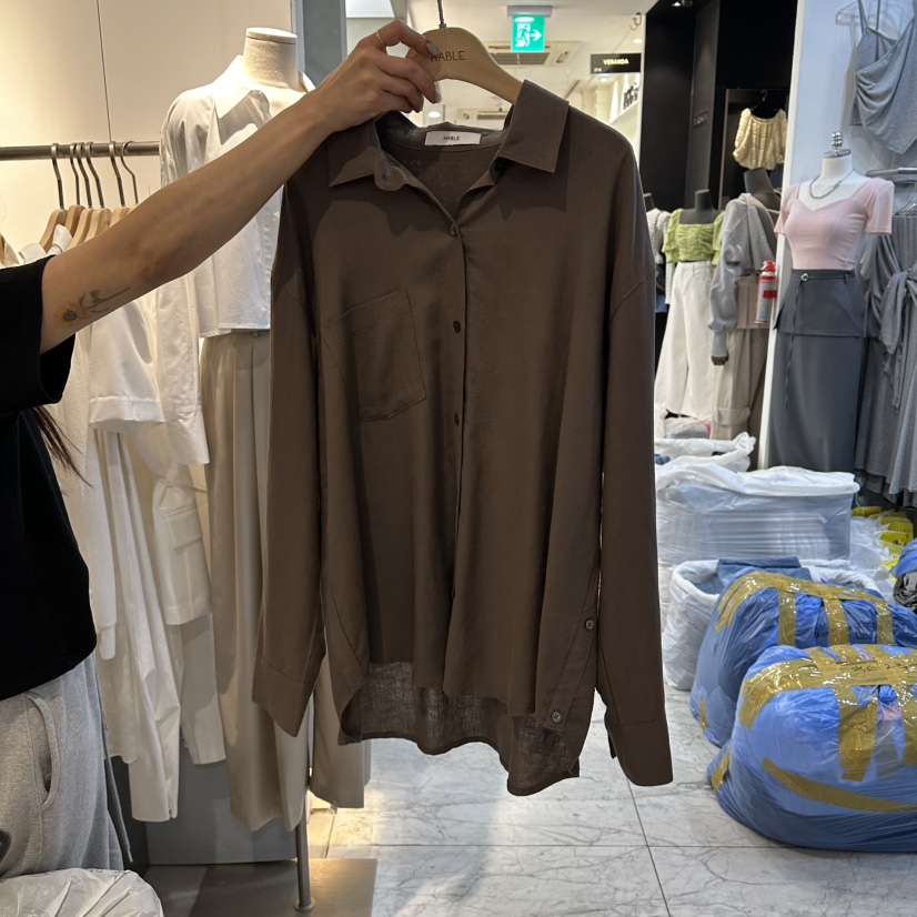 HABLE韓國東大門直郵女士新款職業26春夏休閑人氣襯衫蕾絲衫HABLE襯衫/蕾絲衫圖色2