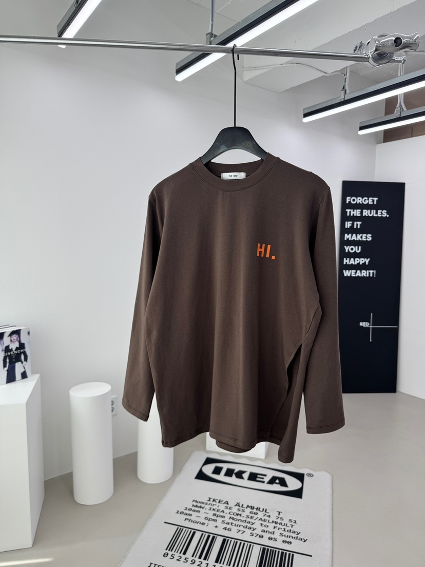 RED-A韓國直郵實拍女士新款時尚人氣推薦熱賣26春夏長袖T恤RED-A長袖T恤圖色2