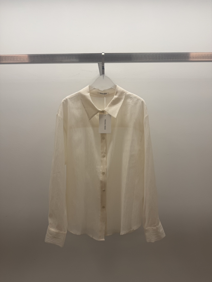 WEARABLE-L韓國直郵女士新款熱賣休閑26春夏襯衫蕾絲衫透明WEARABLE襯衫/蕾絲衫圖色2