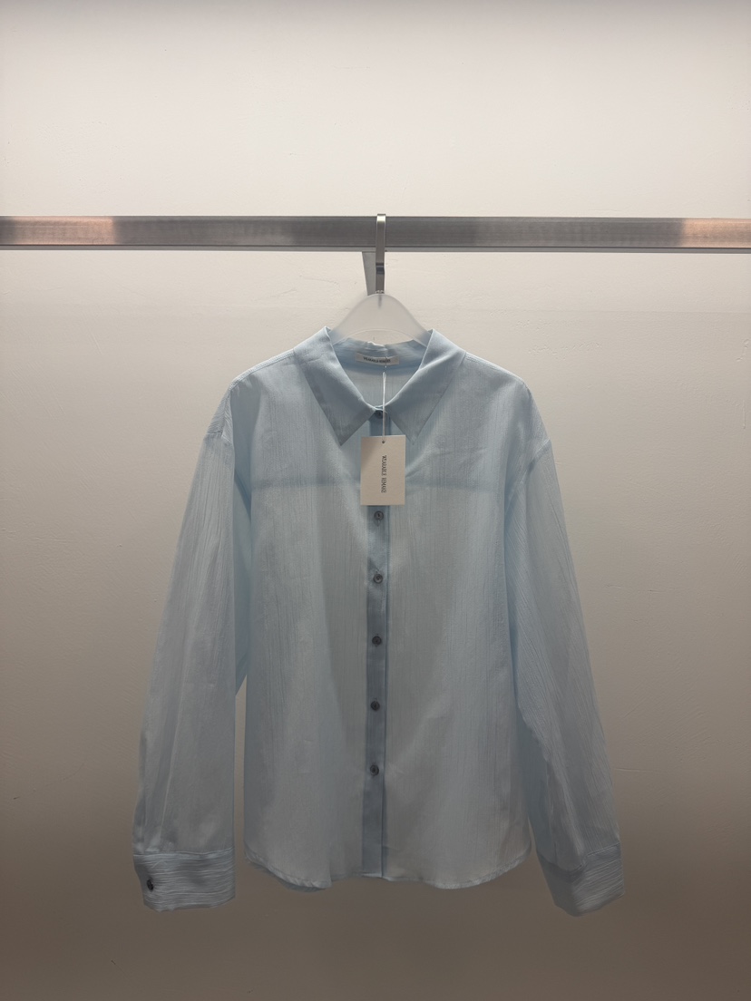 WEARABLE-L韓國直郵女士新款熱賣休閑26春夏襯衫蕾絲衫透明WEARABLE襯衫/蕾絲衫圖色3