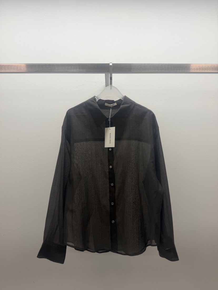 WEARABLE-L韓國直郵女士新款熱賣休閑26春夏襯衫蕾絲衫透明WEARABLE襯衫/蕾絲衫圖色4