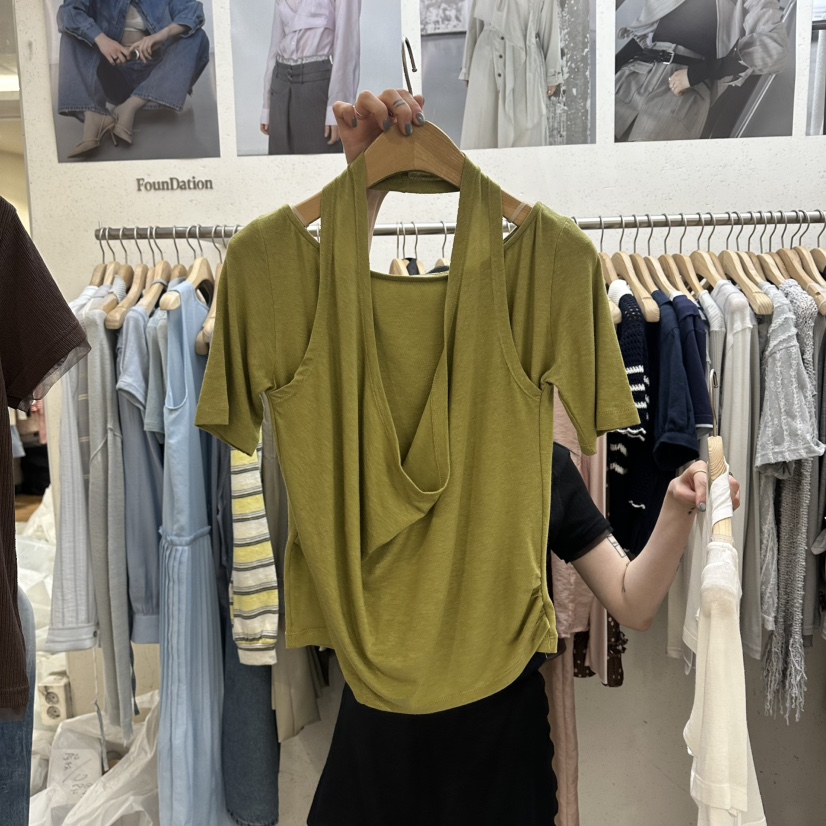 FOUNDATION韓國代購女士新款職業26春夏推薦時尚熱賣人氣T恤FOUNDATIONT恤圖色3