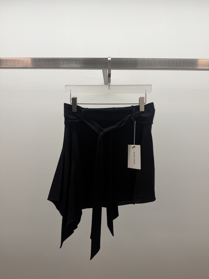 WEARABLE-L韓國代購女士新款休閑人氣時尚26春夏短裙含腰帶WEARABLE短裙圖色2