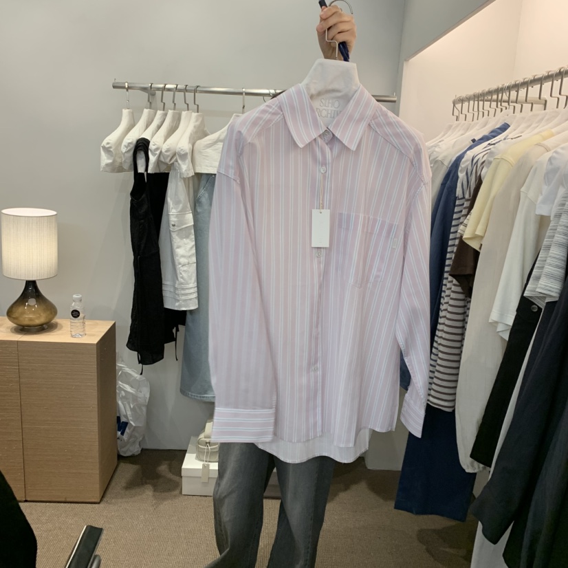 SIHO ARCHIVE韓國東大門代購女裝新品時尚襯衫蕾絲衫格子SIHO ARCHIVE襯衫/蕾絲衫圖色2