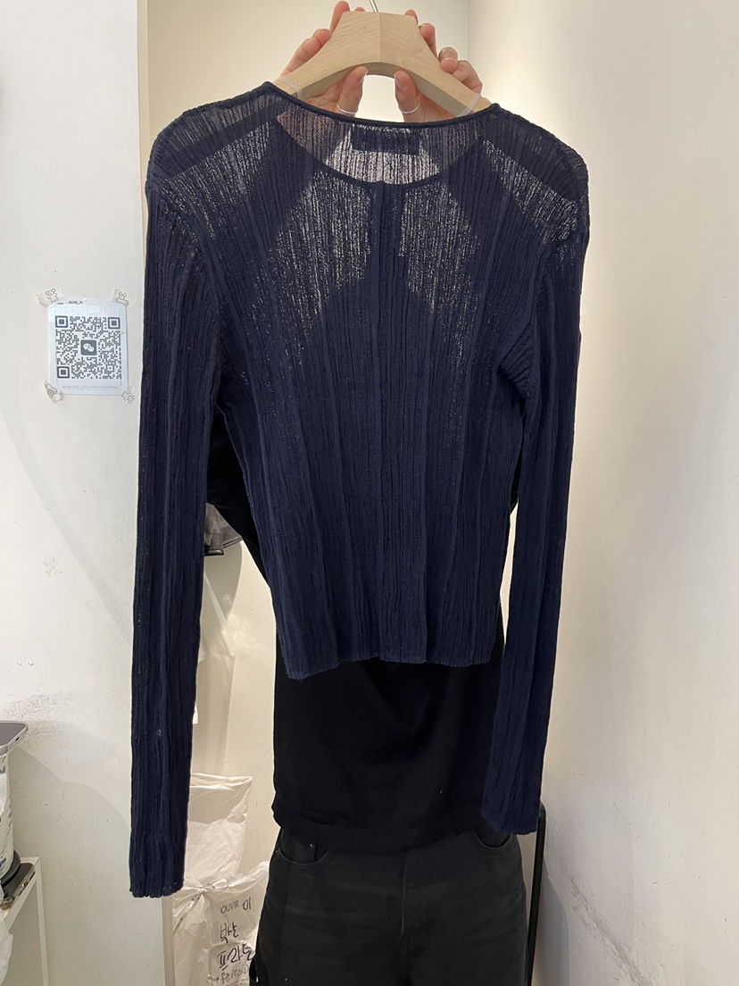 OUVIR韓國東大門代購女士新品時尚26春夏職業人氣針織衫開衫O.V.R/OUVIR針織衫