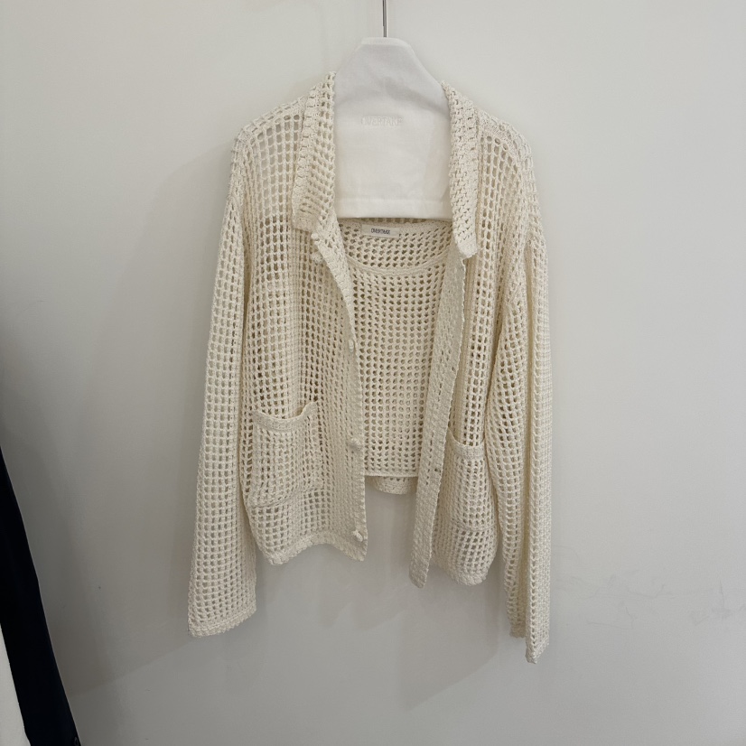 OVERTAKE韓國代購女士新款職業26春夏人氣針織衫不含內搭OVERTAKE針織衫圖色1