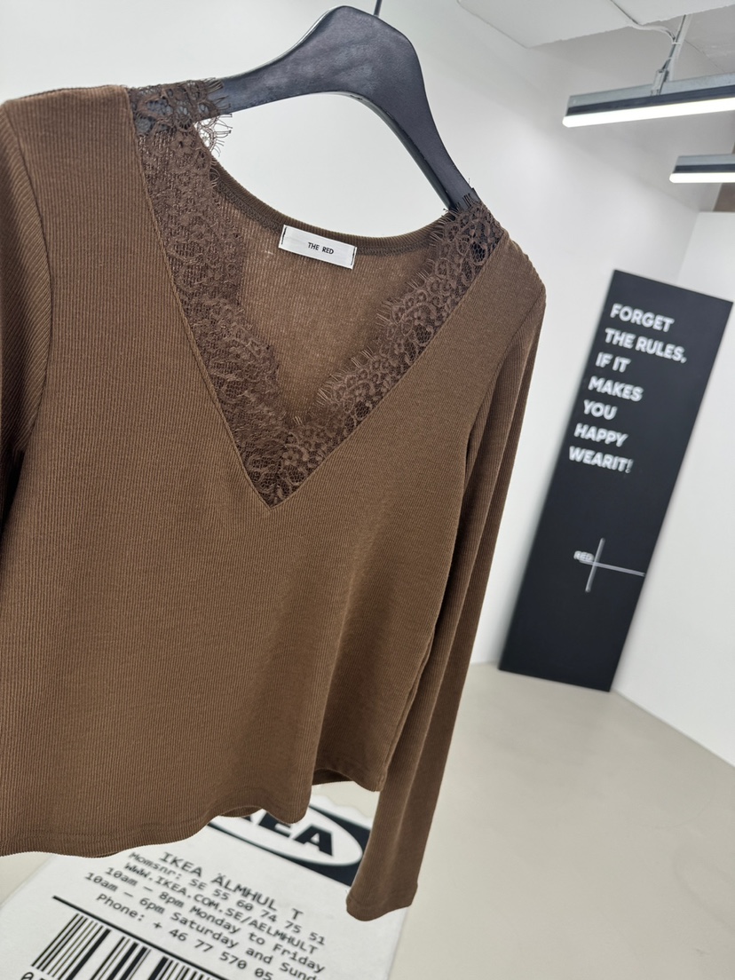 RED-A韓國東大門代購女士新品熱賣職業時尚26春夏長袖T恤RED-A長袖T恤圖色2