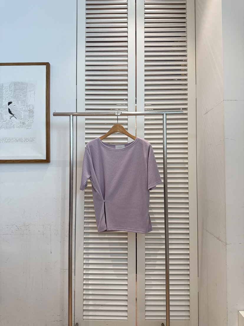 FAVE-L韓國直郵女士新款人氣職業時尚26春夏休閑推薦T恤FAVE-LT恤圖色3