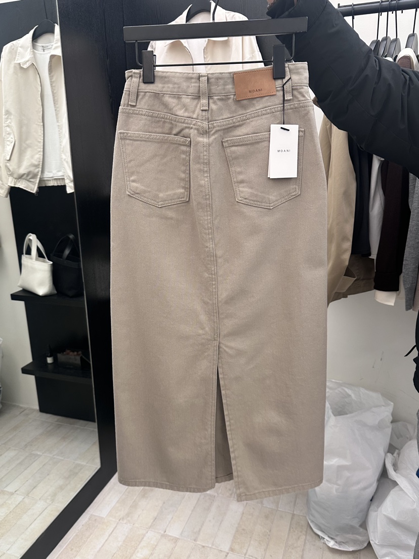 MOANI韓國東大門代購女士新款推薦26春夏職業半身裙中短裙MOANI半身裙/中短裙