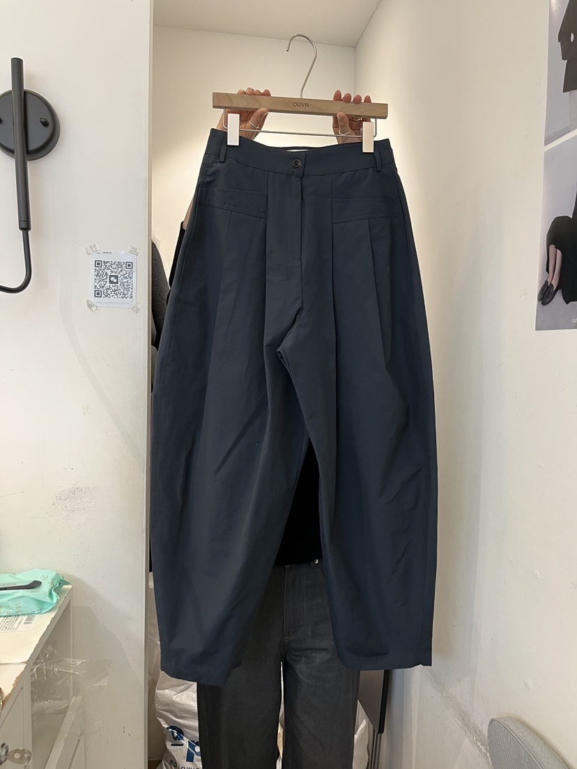 OUVIR韓國直郵實拍女裝新款人氣職業26春夏時尚休閑褲燈籠O.V.R/OUVIR休閑褲圖色2